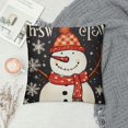 thumbnail image 2 of Nawypu  Christmas Pillow Covers  Snowman Christmas Ball Snowflake Decorative Throw Pillows Merry Christmas Winter Christmas Decor for Home Couch 152, 2 of 5