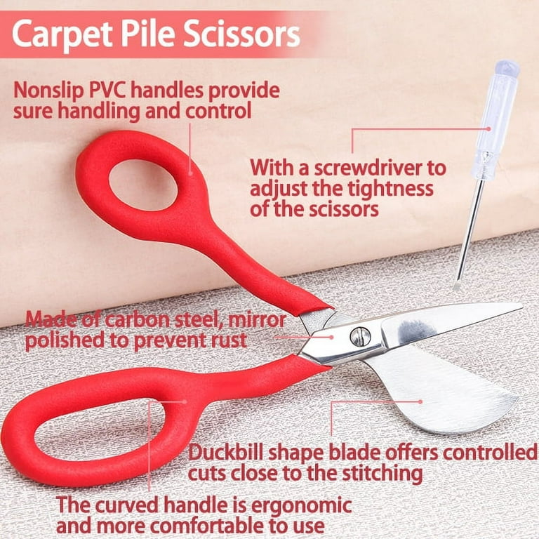 Duckbill Napping Shears 7 Inch Duckbill Applique Scissor, Stainless ...