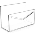 thumbnail image 7 of Acrylic Mail Organizer Desktop Letter Sorter with Elegant Cursive Inscription, Clear Document and Invitation Rack for Home Office Desk Organization, 7 of 7