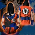 thumbnail image 2 of Classic Japanese Comic Dragon Ball Series 3D Digital Printing Zipper Sweatshirt Hooded Cardigan Jacket Cosplay Animation, 2 of 4