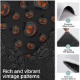 thumbnail image 3 of Black Halloween Pumpkins Kitchen Rugs Sets Of 3,Kitchen Runner Rugs Non Skid Washable,Decorative Kitchen Floor Mats for Kitchen,Sink,Laundry,17"x30"+ 17"x47" + 17"x59", 3 of 6