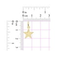 thumbnail image 2 of 14k Yellow Gold, Mini Five Pointed Star Polished Pendant Classic Puff Charm 12mm NO Necklace, 2 of 8