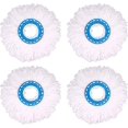 thumbnail image 1 of 4pcs Microfiber Mop Heads, Round Replacement Mop Heads 360 Rotation Mop Heads (diameter 16cm), 1 of 5