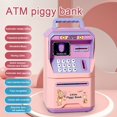 thumbnail image 4 of Tirelire Cochon Intelligence Simulation Reconnaissance Faciale Machine à Mot de Passe avec Poignée Boîte à Économies Jouet pour Enfants Cadeaux Bleu Sans Pile, 4 of 5