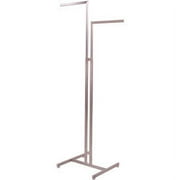 2-Way Rack with Straight Arms - Satin Nickel