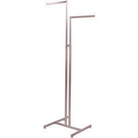 2-Way Rack with Straight Arms - Satin Nickel