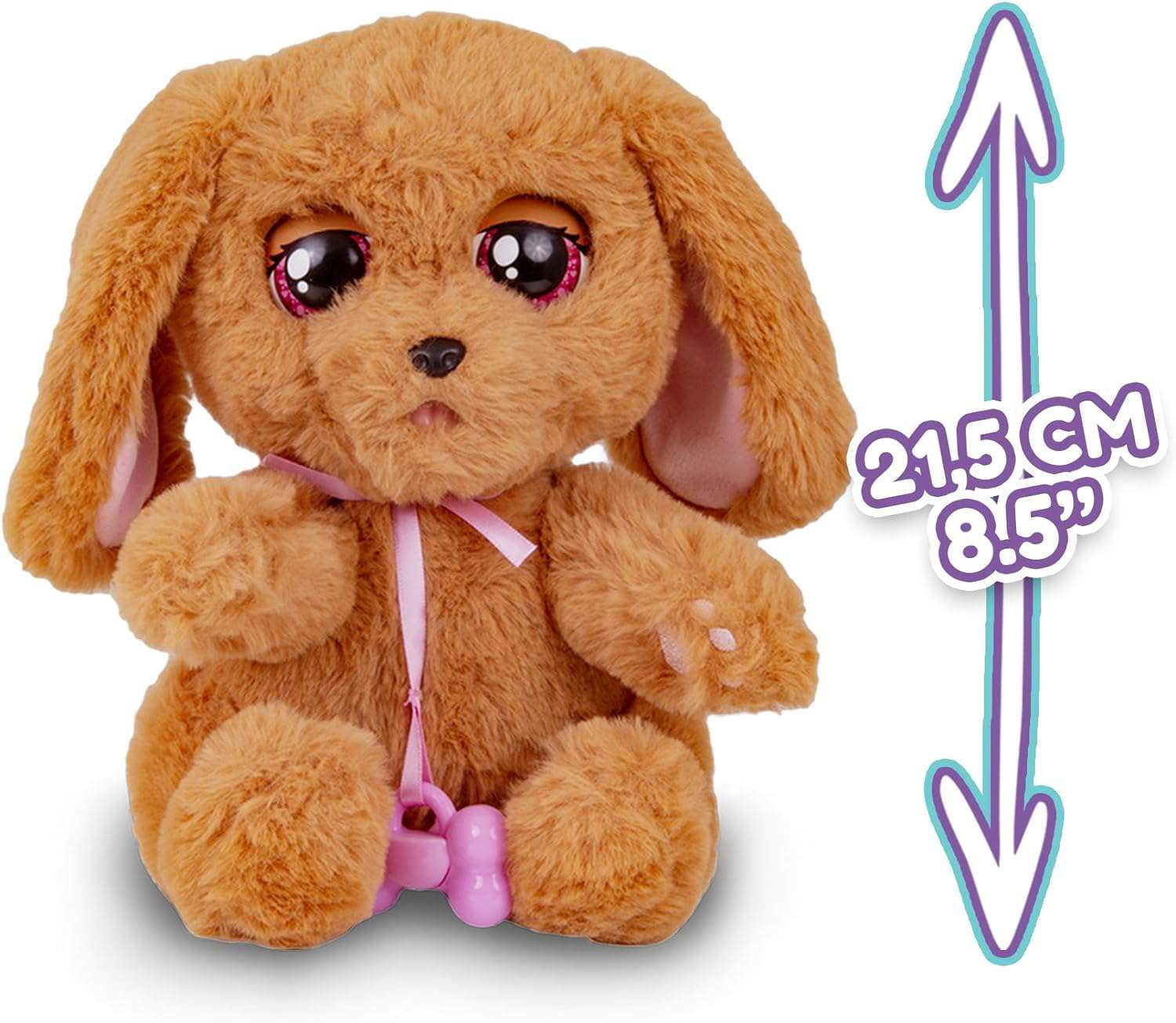 IMC Toys Baby Paws - Cocker Spaniel Puppy with Carrier | Soft and Cuddly Toy Puppy That Make 5 Adorable Sounds for Kids, Ages 18M+