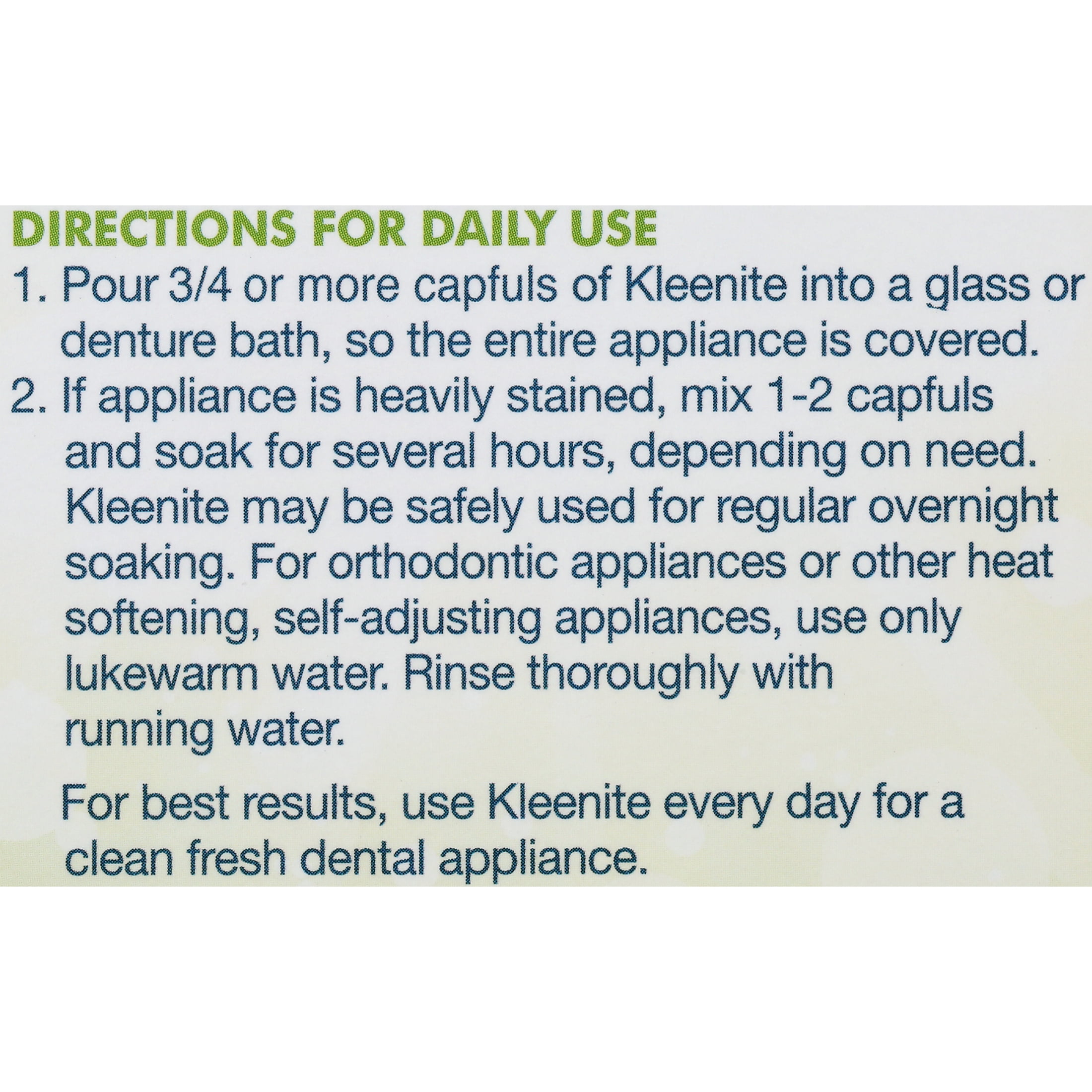 (2 pack) Kleenite Multipurpose Dental Cleaning Formula, Fresh Mint 9 Fl Oz