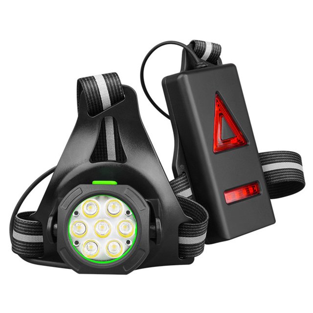Luz LED para correr de noche luz de pecho deportiva ajustable para acampar senderismo correr