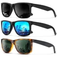 thumbnail image 1 of Gafas de sol KALIYADI Polarized UV400 Classic Matte Black, paquete de 3, 1 of 6