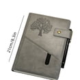 thumbnail image 3 of A5 Diary PU Faux‑ Notebook 200 Pages Journal for / 8.3x5.7in Soft‑ Notepad for Work School Decoration, 3 of 6