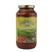 (3 Pack) Organicville Organic Pasta Sauce Gluten Free Tomato Basil 24 oz - Vegan (3 pack)