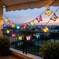thumbnail image 5 of Solar Butterflies String Lights Multicolor, Solar Lights Waterproof Outdoor Decorative Lights for Patio Pergola Garden, 5 of 8