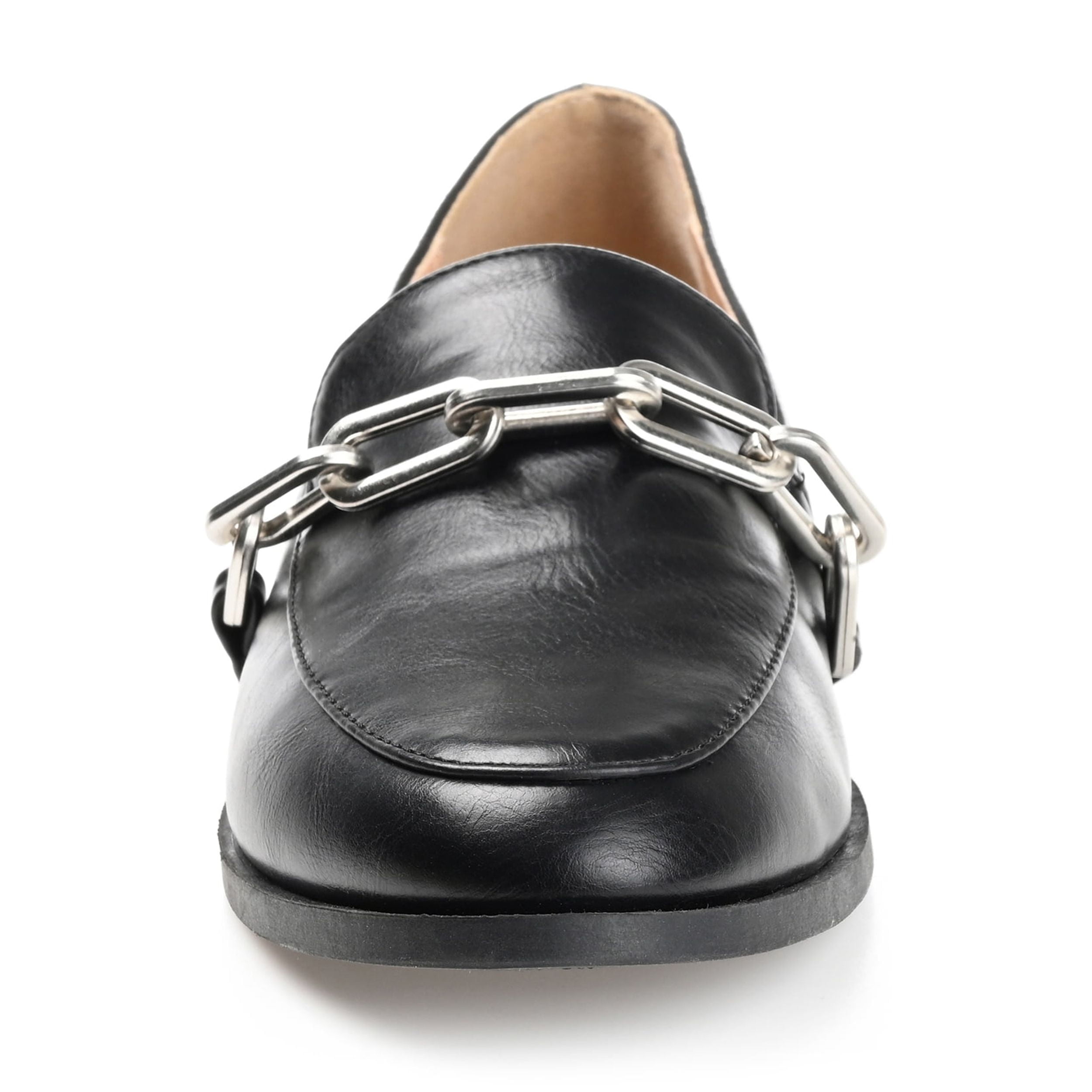 Journee Womens Madison Slip On Round Toe Loafer Flats
