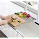 thumbnail image 4 of Escurreplatos Enrollable de 45 x 39 Cm. Tomorotec, Escurridor de Platos Grande, Multiusos, Plegable, de Acero Inoxidable, para Colocar sobre el Fregadero, Ideal para Tazas, Frutas y Verduras., 4 of 7