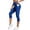 Blue, variant on Lifting Leggings for Women Tummy Control Scrunch Booty Yoga Capris High Waisted Anti Cellulite Textured Tights