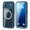 Dark blue, variant on Kryonix for iPhone Air Case,Waterproof & Snow-Proof Built-in Screen & Camera Protector with Magnetic IP68 Underwater Full Body Military Dropproof Shockproof Phone Case