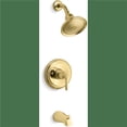 thumbnail image 1 of Kohler K-TS395-4-PB Devonshire Tub & Shower Trim Package with Single Function Shower Head, Rite-Temp Pressure Balancing Technology, Vibrant Polished Brass, 1 of 2