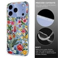 thumbnail image 4 of TECH CIRCLE for iPhone 17 Pro Max Flexible TPU Case [6.6ft Military-Grade Drop Protection] [Anti Peel Off Tech] Clear Cute Butterfly Flower Floral Pattern TPU Bumper Slim Cover for Women Girls,D, 4 of 6