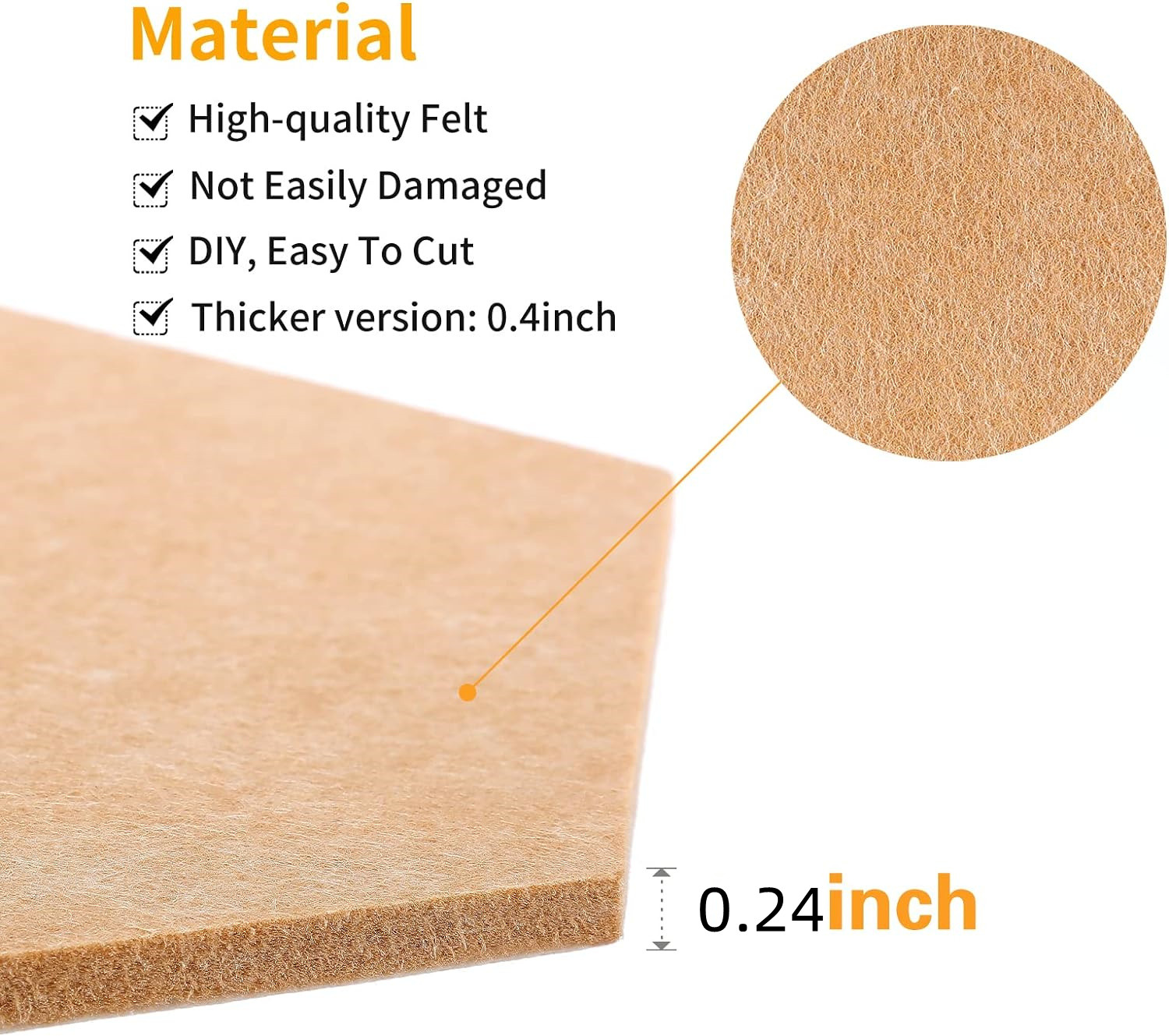6 Pieces Hexagon Cork Board for Walls,Bexikou 20 x 17.5cm Cork Board Tiles,Self Adhesive Bulletin Board with 100 Pcs Push Pins for Pictures, Photos, Notes, Drawing, Memo