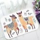 thumbnail image 1 of Felpudo con dibujo de llamas y alpacas - Alfombra decorativa para entrada, 1 of 5