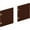Brown, variant on 66 in. Mod Laminate Doors, Mahogany - Set of 2