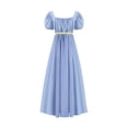 thumbnail image 2 of Women’s Regency Inspired High Waist Ball Gown Vintage Victorian Tea Dress, 2 of 3