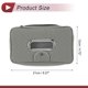 thumbnail image 4 of Estuche para Gafas de Sol para Coche Unique Bargains Soporte Universal para Parasoles de Gafas de Sol de Cuero Gris 21x12cm 1 Pcs, 4 of 7