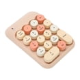 thumbnail image 1 of Número Inalámbrico Pad, Teclado Numérico Ergonómico Retro 2.4GHz, 18 Teclas Coloridas Teclas Redondas Redondas Mini Numer, 1 of 7