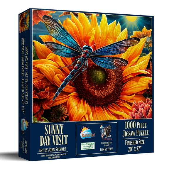 SUNSOUT INC - Sunny Day Visit - 1000 pc Jigsaw Puzzle by Artist: John Stewart - MPN # 77022