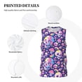 thumbnail image 3 of Sikiie Skull colorful mushroom Basketball Jersey Reversible Men's Mesh Athletic Sports Shirts Training Practice S-4XLMedium, 3 of 6