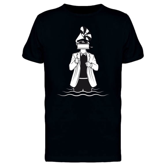 Music Man Gramophone Doodle Tee Men's -Image by Shutterstock