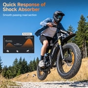 20 Fat Tire Electric Bike for Adults, 750W 1500W Peak Motor, 48V 17.5Ah Battery Ebike, E-Mountain Bike, UL2849