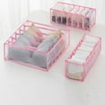 thumbnail image 6 of kkbbma under $5 Underwear Drawer Organizer, Foldable Underwear Storage Divider Boxes Closet Clothing Organizers for Bras Panties Ties Socks Scarves Clothes, 6 of 9