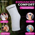 thumbnail image 2 of SPRINGBOK FITNESS Knee Brace for Men and Women (Pair) Ultimate Support and Relief for Knee Pain Crafted from 100% Breathable Bamboo Fabric, 2 of 5