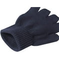 thumbnail image 3 of Unisex Warm Half Finger Stretchy Knit Fingerless Gloves, 3 of 3