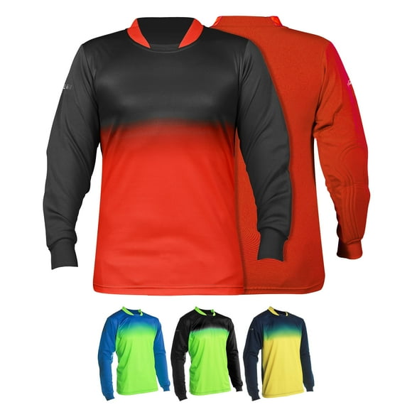Camiseta de portero de fútbol Vizari Vallejo para niños naranja/negra