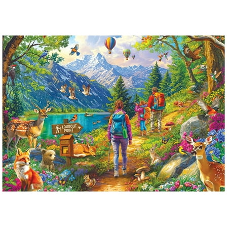 Roseart Colorluxe 500PC Mountain Hiking Trail