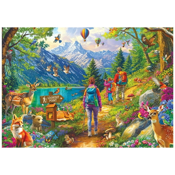 Roseart Colorluxe 500PC Mountain Hiking Trail