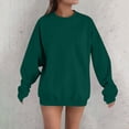 thumbnail image 4 of Cozy Fall Hoodies for Women Oversized Sweatshirt Casual Pullover with Pockets Trendy Autumn Outfits Loungewear Basic, 4 of 4