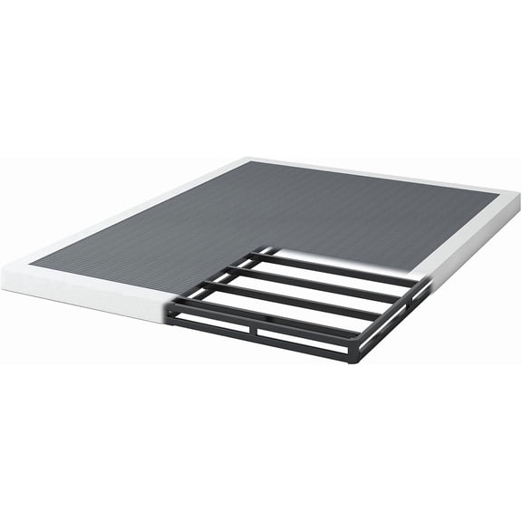 Full Box Spring 3 Inch Heavy Duty Box Spring Mattress Foundation