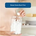 thumbnail image 5 of McKesson Sundry Jar, Unlabeled - Glass, Stainless Steel Lids - 4.5 in x 7 in, 6 Ct, 5 of 10