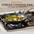 thumbnail image 3 of GraniteStone Armor Max 10 Inch Nonstick Frying Pan, 8x Longer Lasting Non Stick Hard Anodized Aluminum Frying Pan, Easy Clean, Oven Safe, Electric Stovetop Compatible, 3 of 8