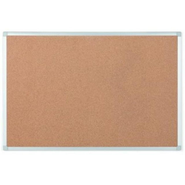 24 x 36 in. Aluminum Frame MasterVision Ayda Cork Bulletin Board