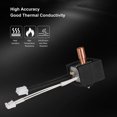 thumbnail image 3 of Extruder Hotend Heater Block,  Alloy Copper Throat High Precise Thermistor Extruder Heater Block  for 3D Printer, 3 of 8