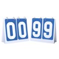 thumbnail image 1 of GOGO 2 Sets Portable Flip Scoreboard for Sports Game - Count from 00 to 99 (Blue), 1 of 7