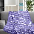 thumbnail image 3 of Get Well Soon Gifts for Women After Surgery, Inspirational Throw Blankets for Men, Thinking of You Gifts for Friends, Blankets for Couch, Encouragement Gifts for Women Coworker, Christmas 50x60, 3 of 6