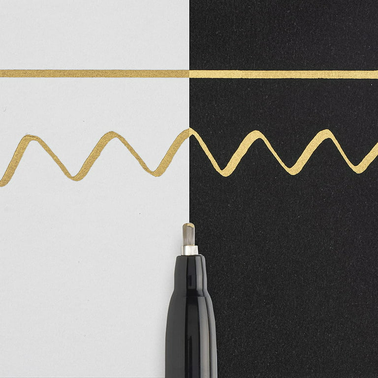 Metallic Gold Sakura Pen-Touch 1mm Fine Point Paint Marker, Permanent, MiniatureSweet, Kawaii Resin Crafts, Decoden Cabochons Supplies