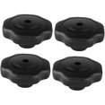 thumbnail image 1 of 4 pcs Pressure Cooker Lid Knobs Black Plastic Explosion-Proof Handle Pot and Pan Kitchen Accessories Easy to Install, 1 of 4