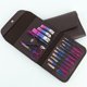 thumbnail image 1 of Juego de manicura, cortaúñas profesional, kit de pedicura, 16 piezas, herramientas coloridas para el cuidado de las uñas de acero inoxidable, kit de aseo (colorido), 1 of 5